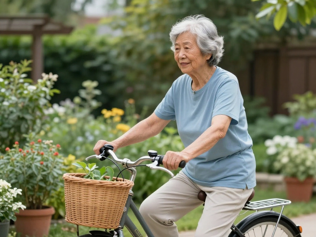 Lebensqualität im Rentenalter - Glückliche Senioren bei der Arbeit